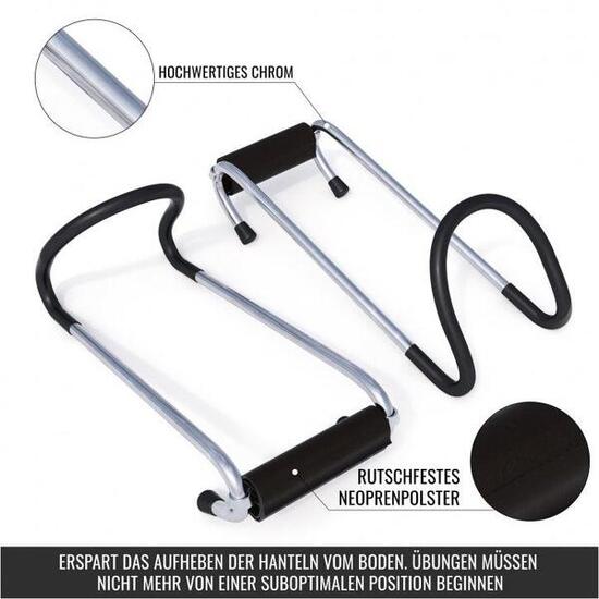 Gorilla Sports Power Hooks (2 stuks) met veiligheidsstraps