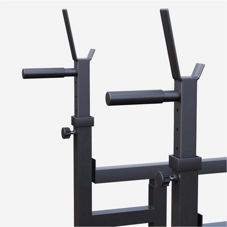 Rack à squat Gorilla Sports réglable acier, largeur 72,5–115 cm 13/15