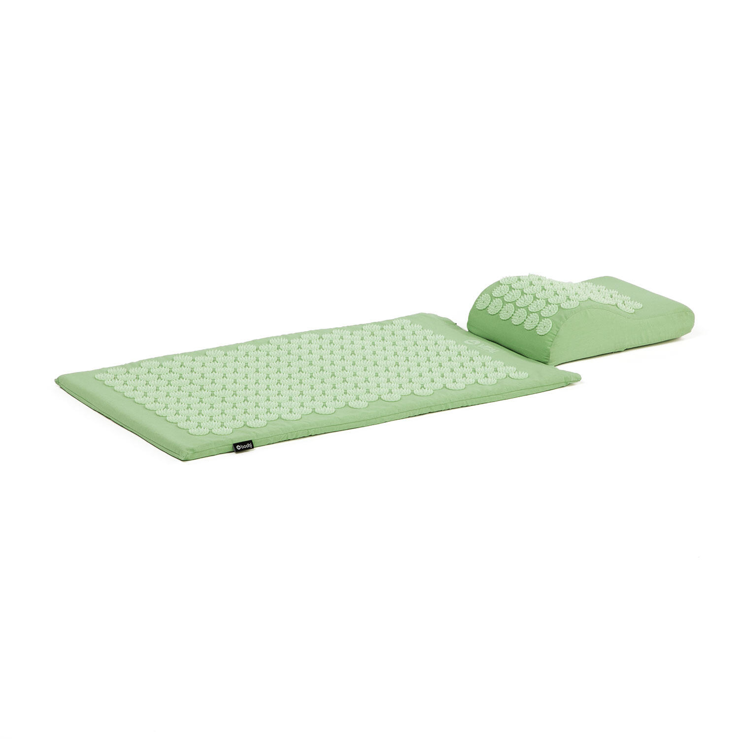Vital Akupressur-SET pastellgrün, Akupressur-Matte mit Kissen und Tasche 2/6
