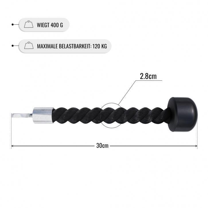 CORDE DE TIRAGE TRICEPS / CORDE D'ENTRAINEMENT | ACCESSOIRE MUSCULATION 2/7