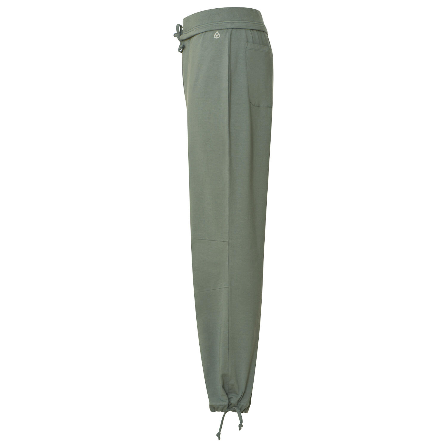 Herren Yogahose mit Tunnelzug, Bio-Baumwolle, Grau-Grün (Balsam Green) 4/5