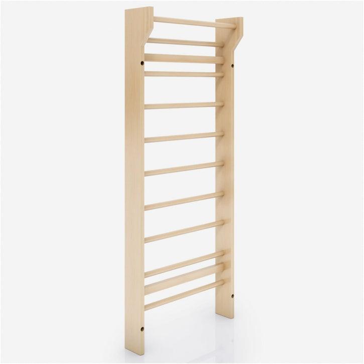 ESPALIER SIMPLE EN BOIS VERNIS | MUSCULATION ET RÉEDUCATION 3/7