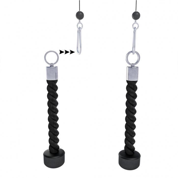 CORDE DE TIRAGE TRICEPS / CORDE D'ENTRAINEMENT | ACCESSOIRE MUSCULATION 2/7