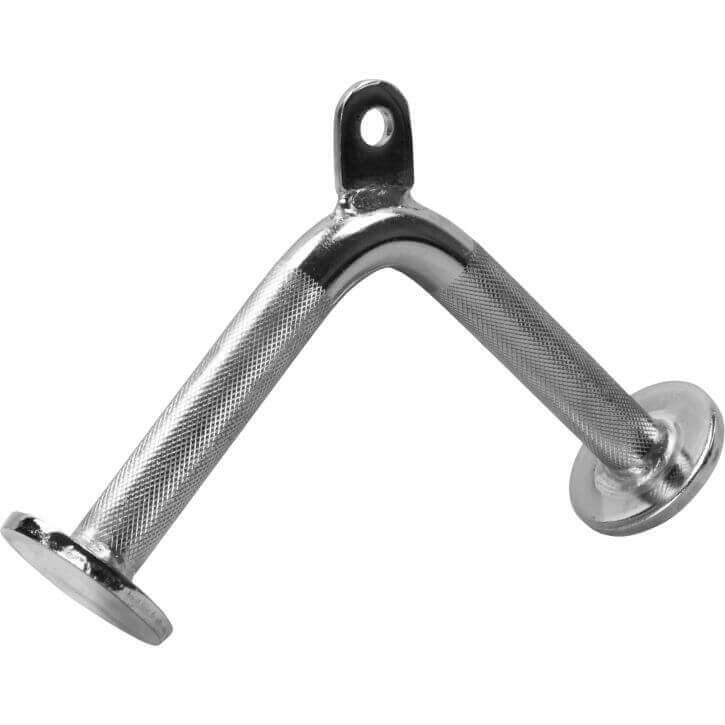 Gorilla Sports - Barre En V Pour Triceps / Biceps | Accessoire Musculation - Accessoire De Tirage - Gris - 35 Cm - Decathlon