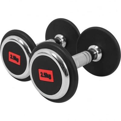 Dumbbell set 5 kg - professionele halters - 2 x 2.5 kg