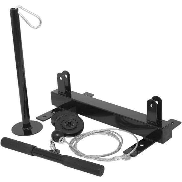 Gorilla Sports - Station De Traction Poulie Haute A Fixer Au Plafond | Musculation - Appareil Multifonction - Noir - Taille Unique - Decathlon