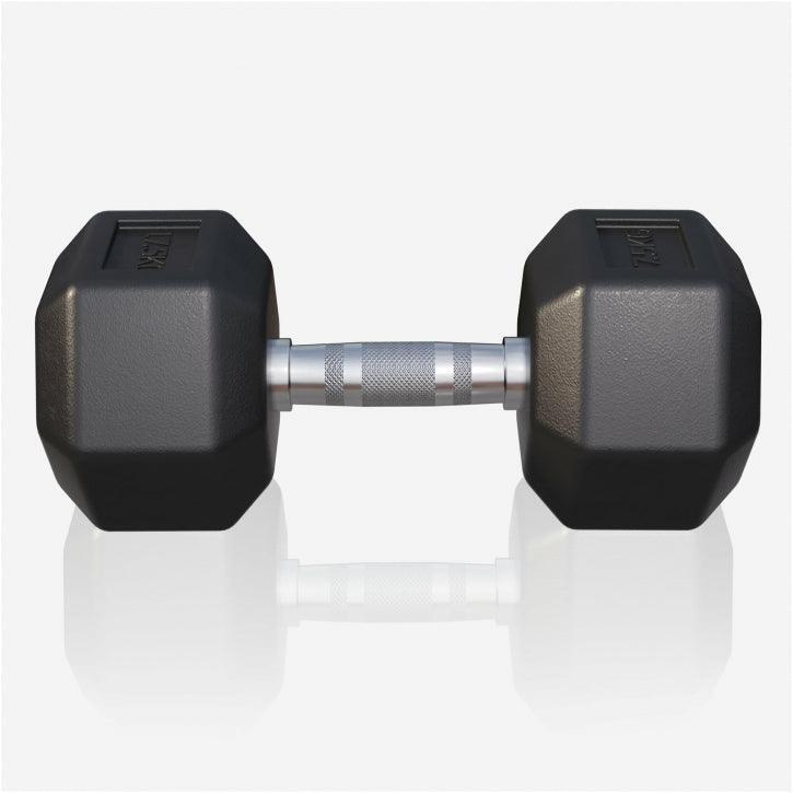Hexagon Rubber Studio Dumbbell 3/7