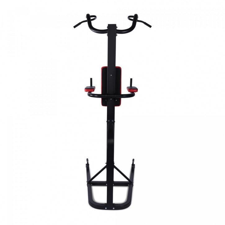 STATION DE TRACTION MULTIFONCTION NOIR ROUGE | MUSCULATION 5/7