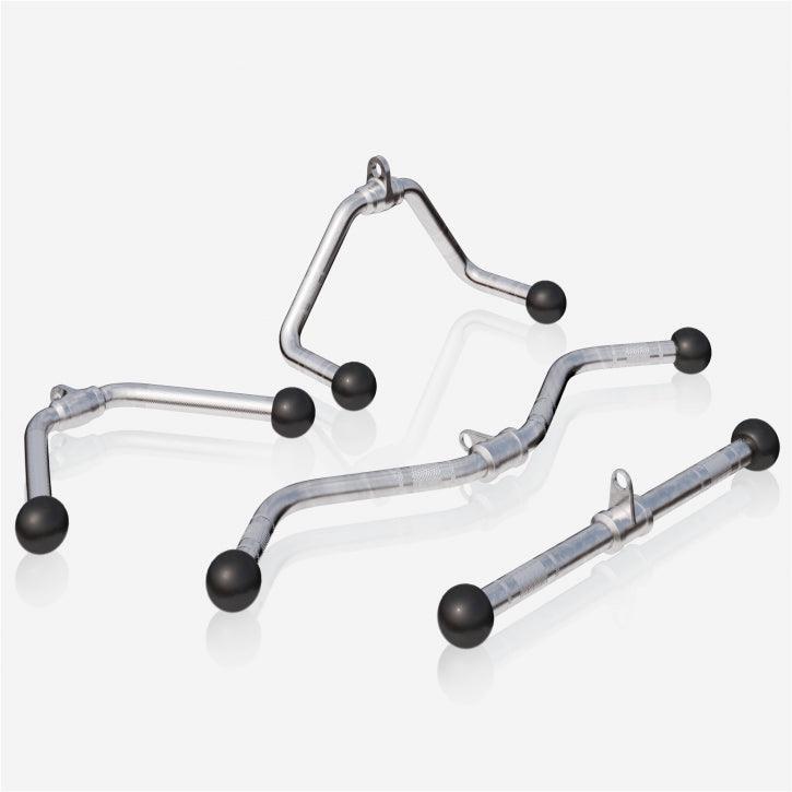 LOT DE 4 BARRES : TIRAGE, TRACTION, BICEPS, RECTANGULAIRE | ACCESSOIRE MUSCULATI 5/5