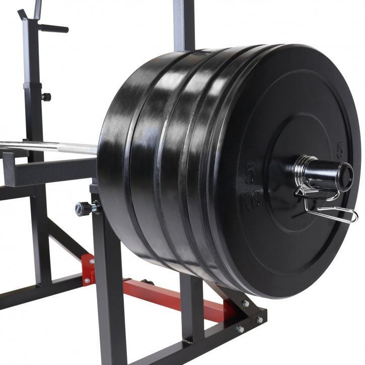 Pack haltérophile avec haltère olympique et rack à squats - 170 KG 3/7