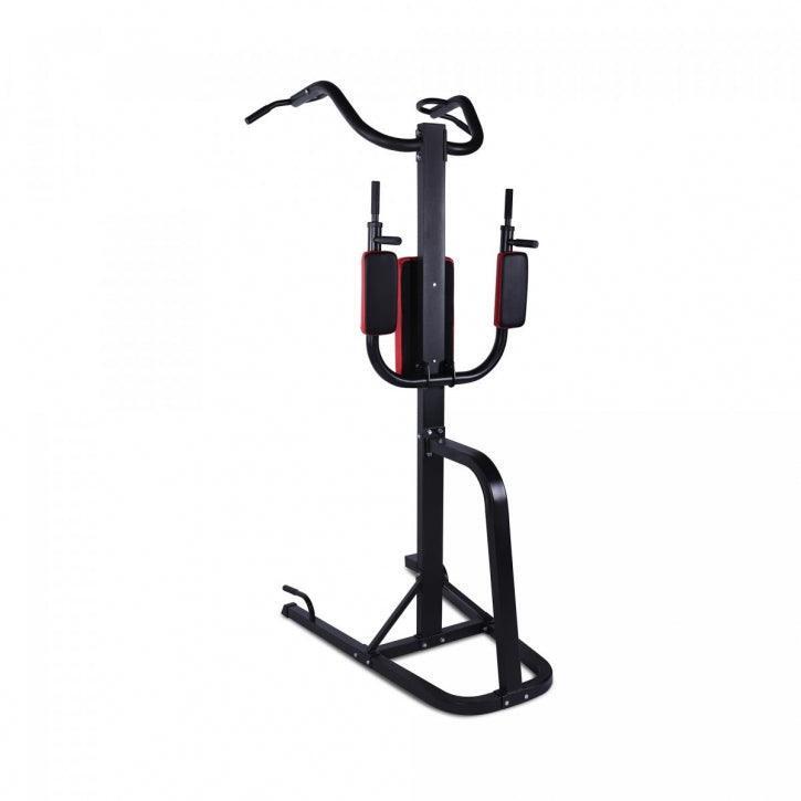 STATION DE TRACTION MULTIFONCTION NOIR ROUGE | MUSCULATION 4/7