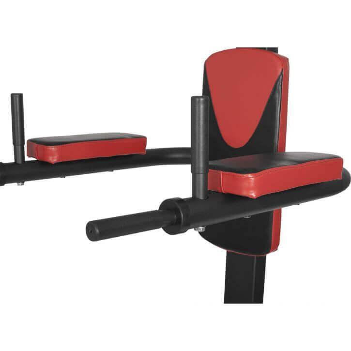 Station de traction Gorilla Sports multifonction noire rouge 120 kg 2/7