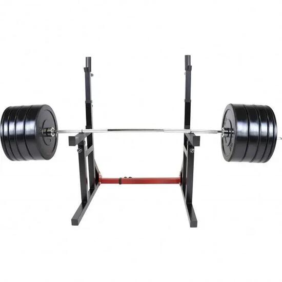 Pack haltérophile avec haltère olympique et rack à squats - 170 KG