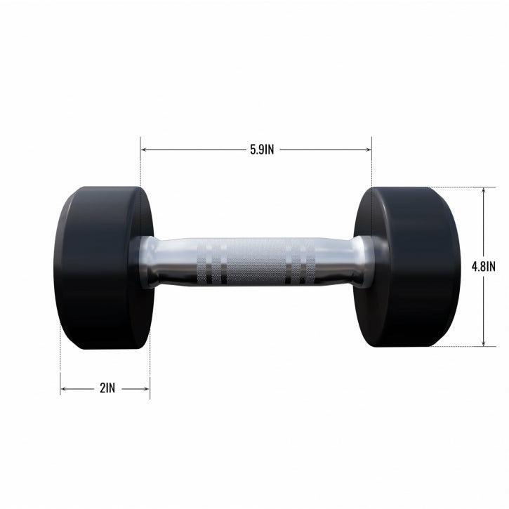 Gorilla Sports Dumbell - 5 kg - Gietijzer (rubber coating) - Met logo 7/7