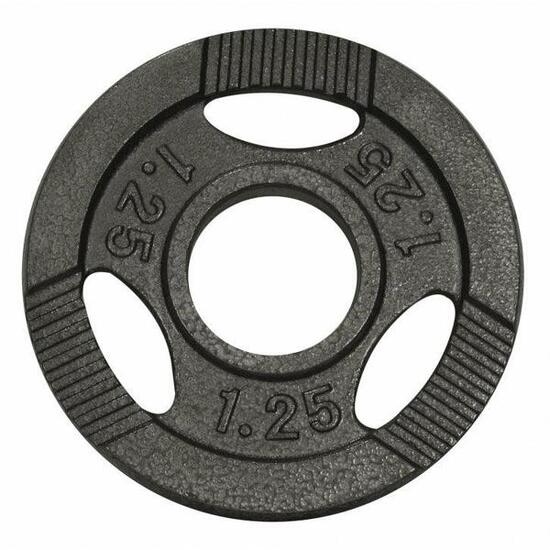 Obciążenie olimpijskie (1,25-20kg) 51mm talerz żeliwny uchwyty Gorilla Sports