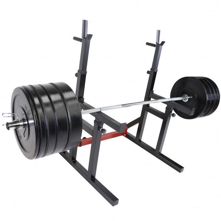 Pack haltérophile avec haltère olympique et rack à squats - 170 KG 4/7