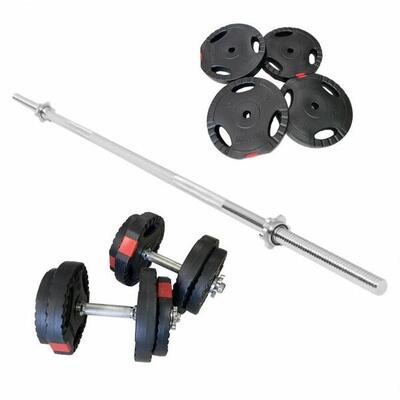 Langhantelset Kunststoff Gripper Set