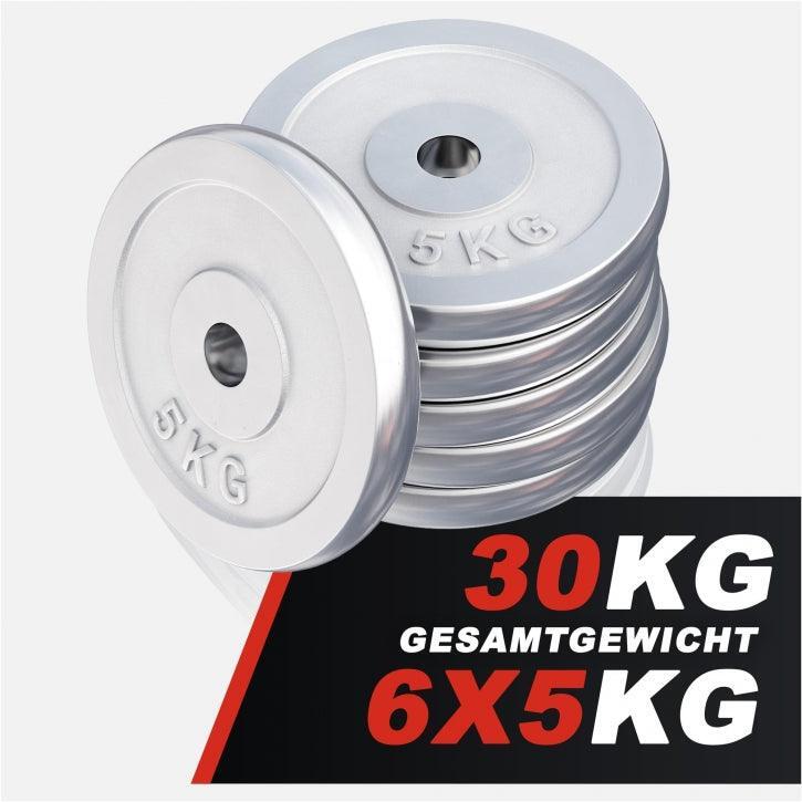 Obciążenie (1,25-30 kg) 31 mm talerz stal chromowana Gorilla Sports 4/7