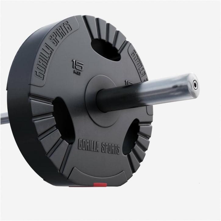 Hantelscheibe Olympia 50/51mm Kunststoff Gripper 2/6