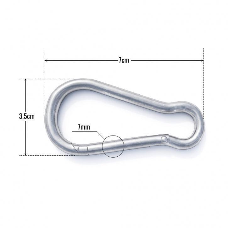 Karabiner 7 mm im Fünfer-Set 2/7