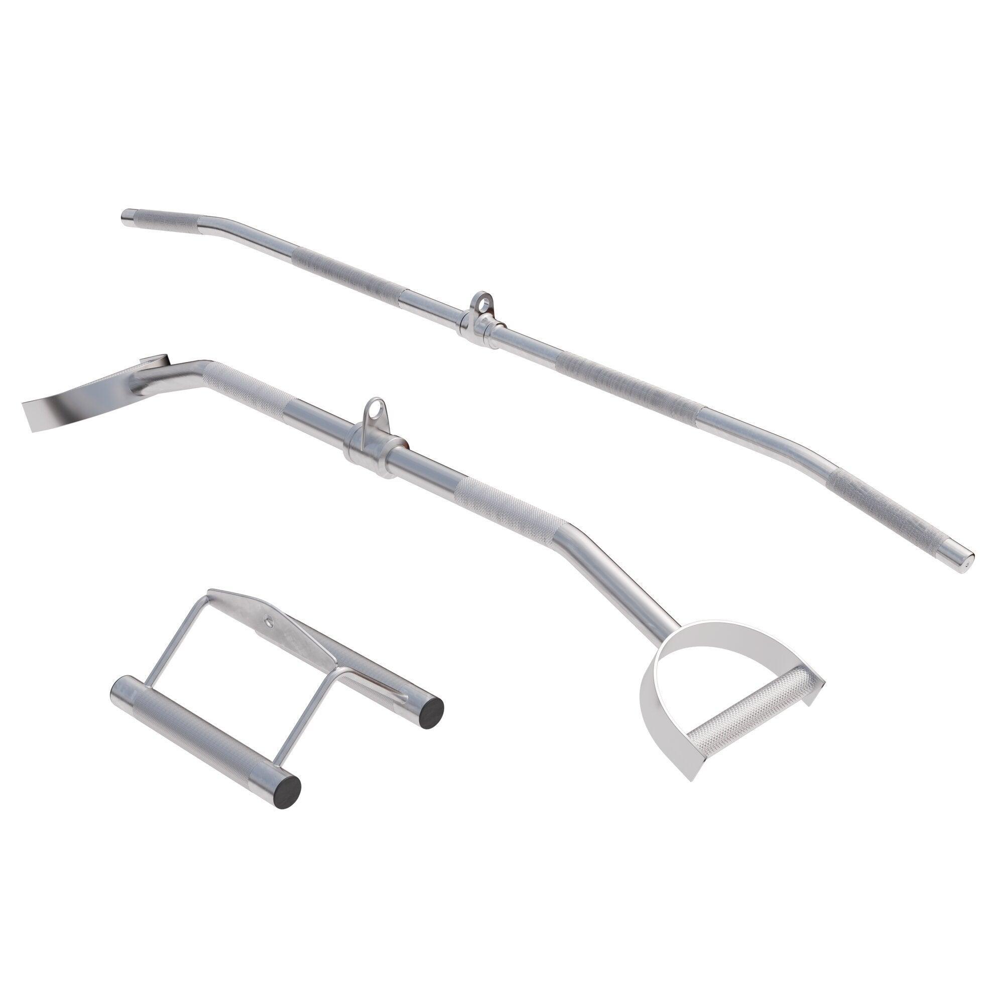 Gorilla Sports - Lot De 3 Accessoires De Tirage | Musculation - Accessoire De Tirage - Gris - 16 Cm - Decathlon