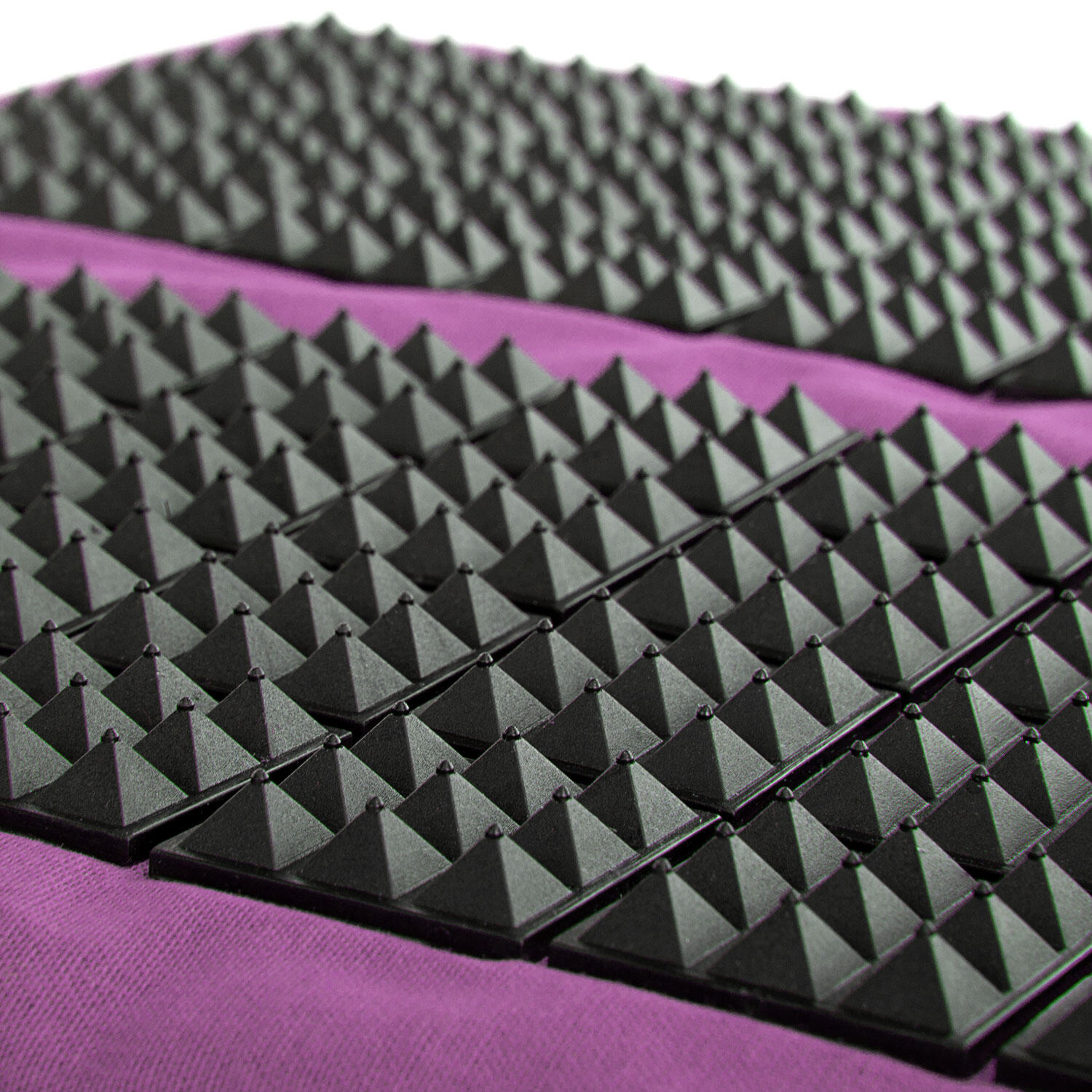 Vital Akupressur Fuß-Matte SPIKY aubergine 2/3