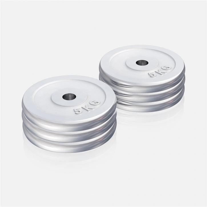 DISQUE DE MUSCULATION CHROMÉ | DIAM 31 MM | AU CHOIX DE 1,25KG À 30KG 3/7