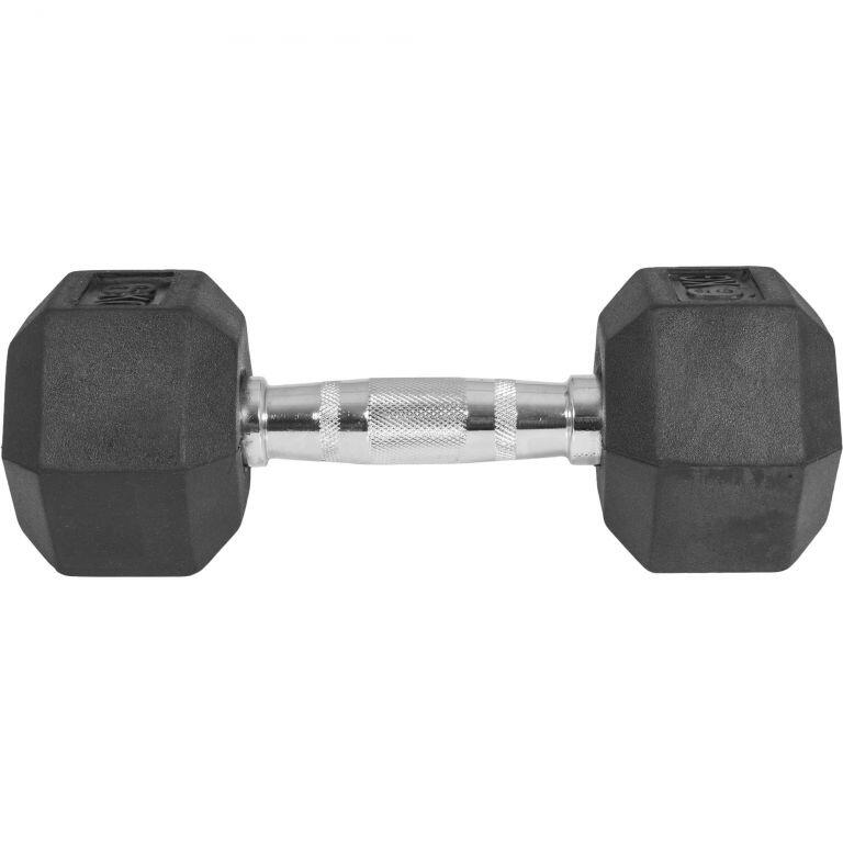 Gorilla Sports Šestihranná pogumovaná činka, 6 kg