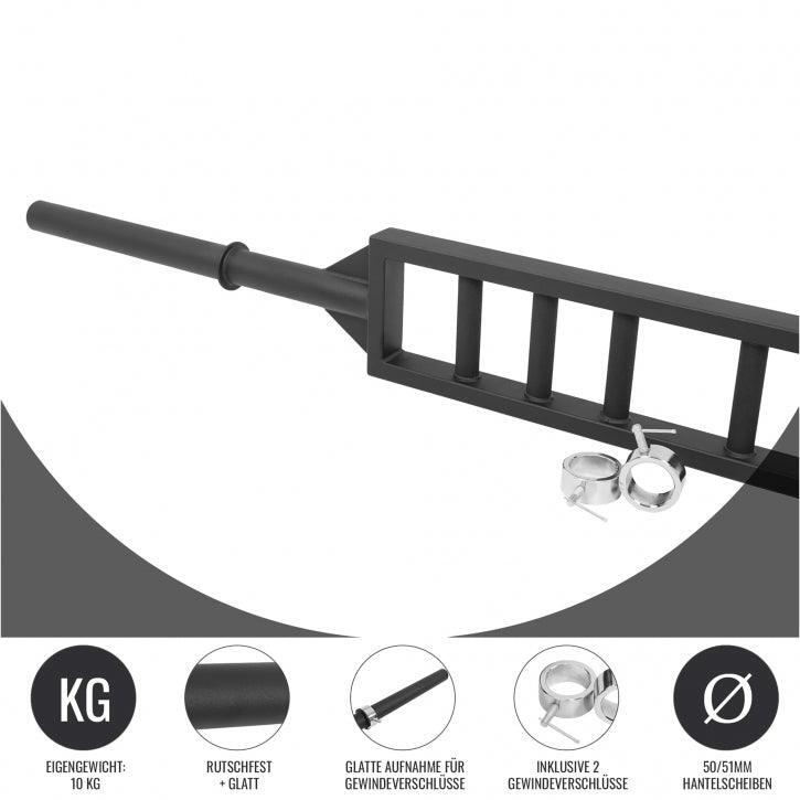 Olympische Swiss Bar - Multi Grip - Halterstang -  Staal Inclusief - 50 mm - 2/7