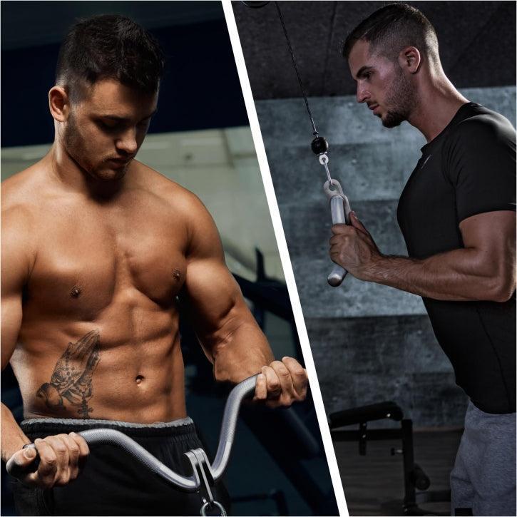 Gorilla Sports Triceps curlgreep - Fitness handgreep - Draaibaar 4/7