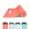 Saltea pentru Yoga PVC Coral 180 x 60 x 0.5cm