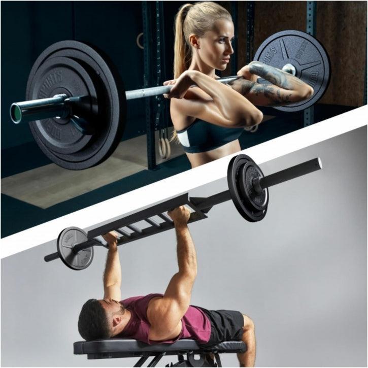 Obciążenie olimpijskie (1,25 - 25 kg) 51 mm talerz żeliwny Gorilla Sports 6/7