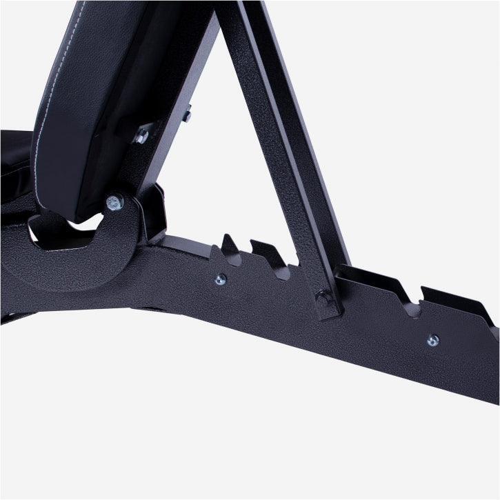 Banco de pesas ajustable Gorilla Sports en negro 2/7