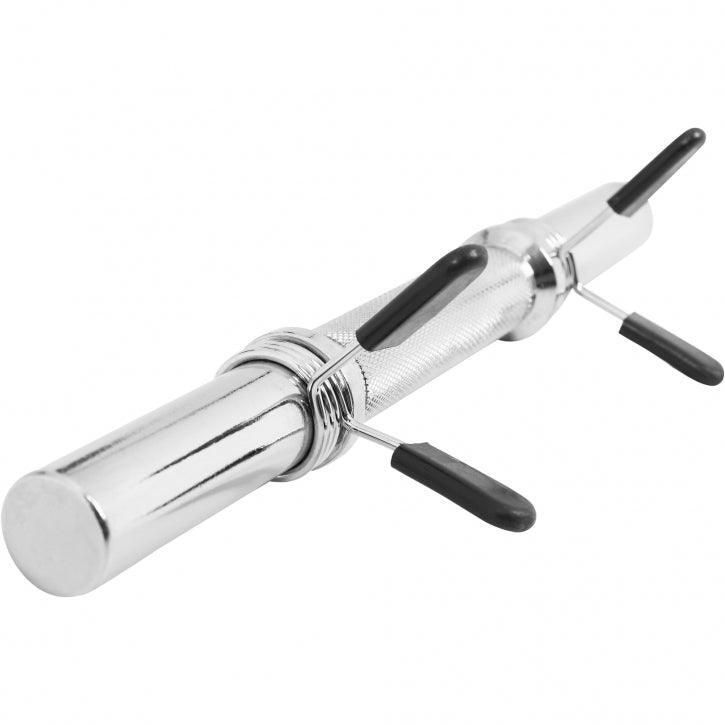 2 BARRES COURTES 35 CM | DIAMETRE 30MM | MUSCULATION | 4 STOP DISQUES A RESSORT 3/7