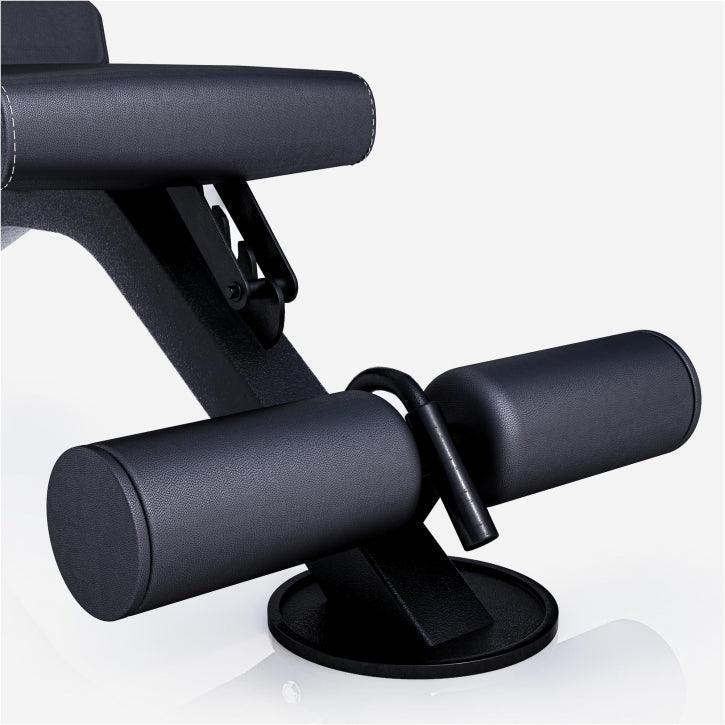 Banco de pesas ajustable Gorilla Sports en negro 3/7