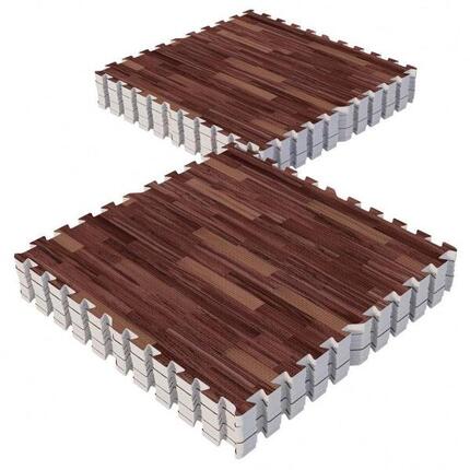 Tapis de Protection Fitness Puzzle - 16 Dalles, 60x60x1,2 cm, Tapis de Sol