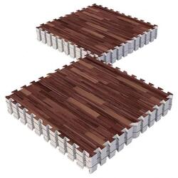 Tapis de Protection Fitness Puzzle - 16 Dalles, 60x60x1,2 cm, Tapis de Sol