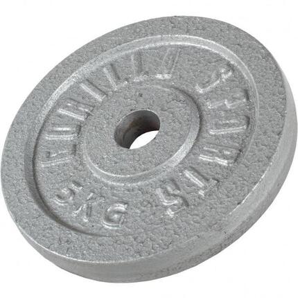 Obciążenie (1,25-30 kg) 31 mm talerz treningowy żeliwo srebrne Gorilla Sports
