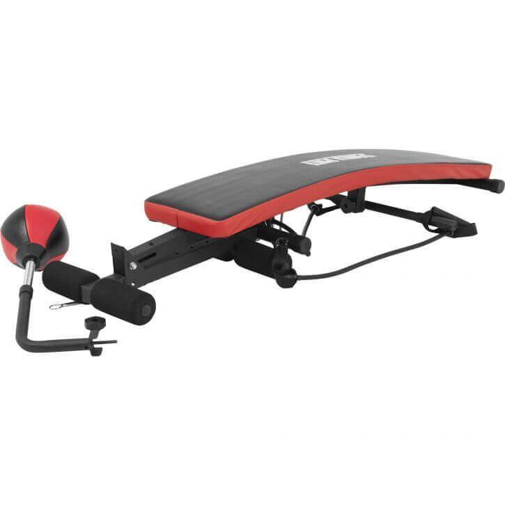 BANC MULTIFONCTION ABDOMINAUX AVEC PUNCHINGBALL | MUSCULATION 3/7
