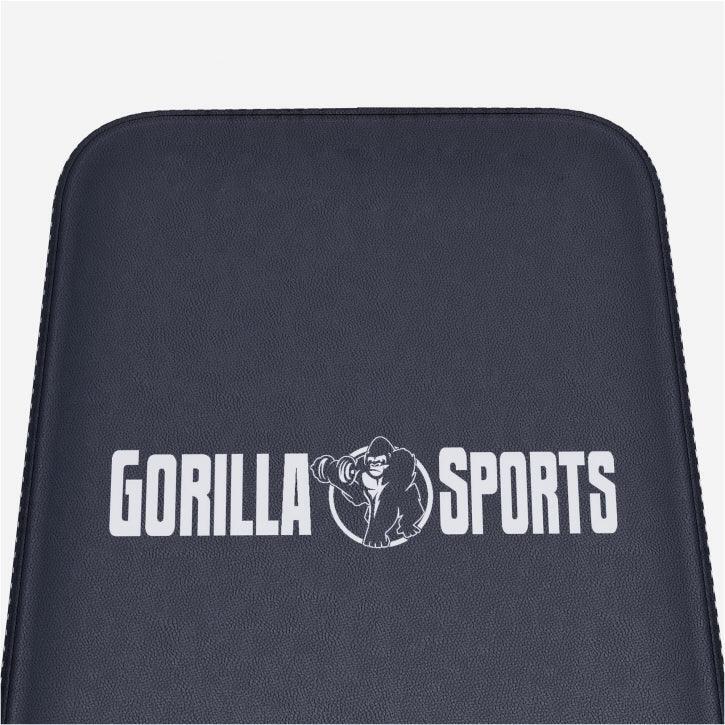 GORILLA SPORTS Banco de pesas ajustable Gorilla Sports en negro