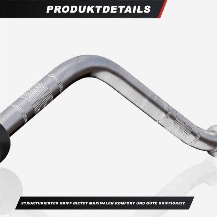 BARRE DE TRACTION CURL AVEC ÉLÉMENT D'ATTACHE | ACCESSOIRE MUSCULATION