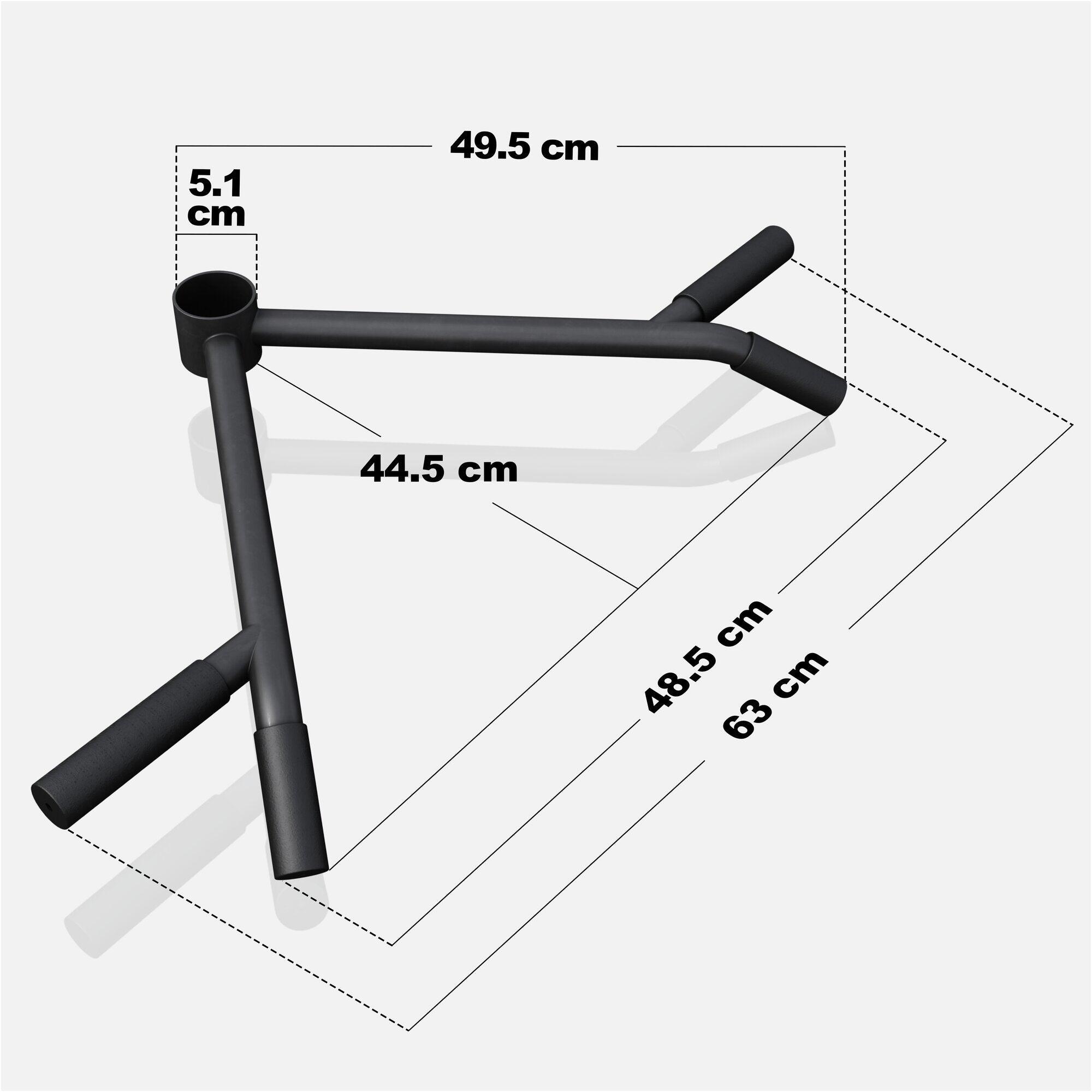 POIGNÉE A PRISES MULTIPLES POUR T BAR ROW | ACCESSOIRE MUSCULATION 6/7