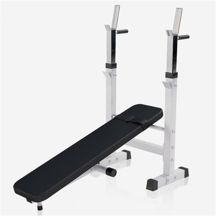 Banc de musculation avec set d'haltères longs 7/7