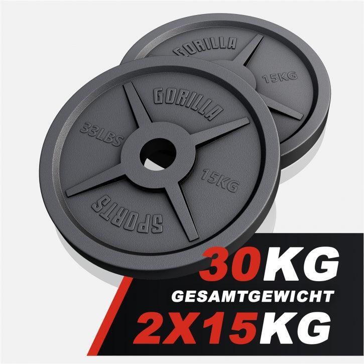 Hantelscheibe Olympia Gusseisen 50/51 mm 5/7