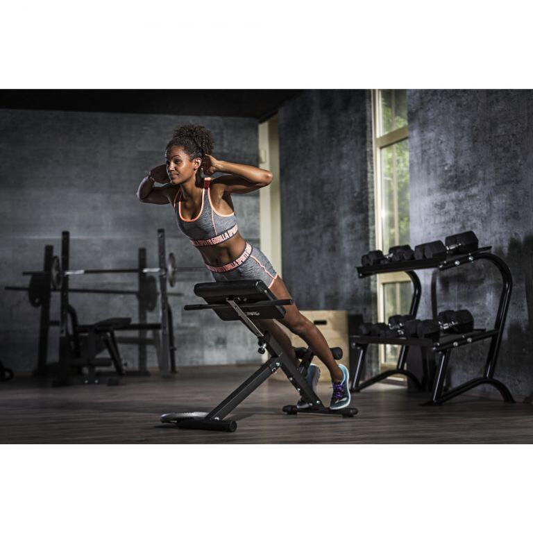 Gorilla Sports Buiktrainer -  Rugtrainer - Inklapbaar - Verstelbaar - Zwart - 3/7