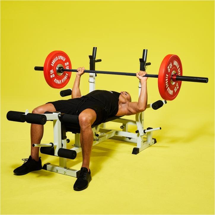 Olympische halterstang 220 cm zwart 6/7