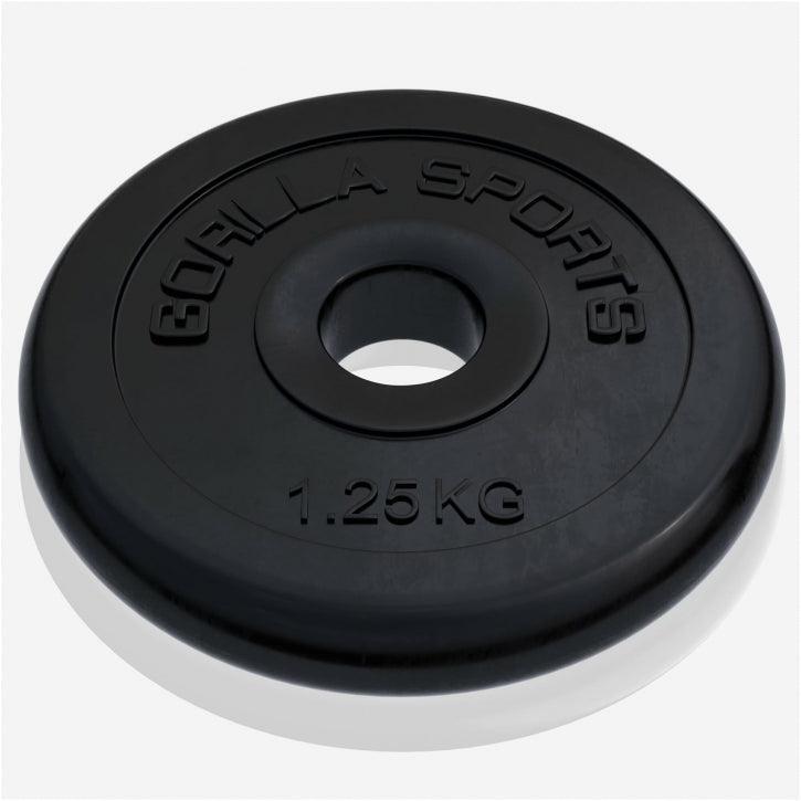 Halterschijf - Gewichtschijf - Rubber - 30 mm - 1,25 kg 3/7