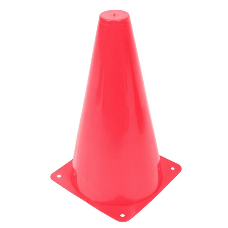 Set de 10 conuri portocalii 23 cm
