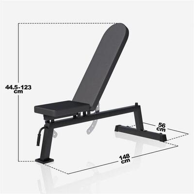 Fitnessbank pro - verstelbaar - halterbank - incline