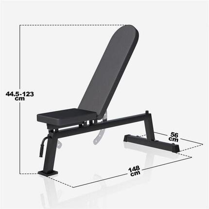 BANC MULTI INCLINÉ ASSISE ET DOSSIER PRO | MUSCULATION